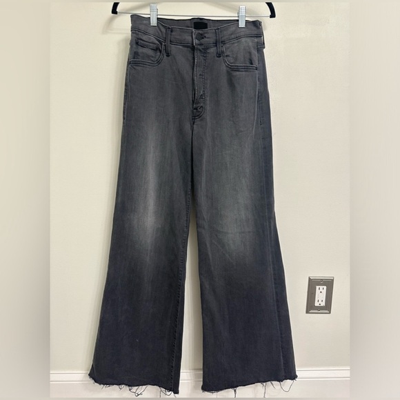 MOTHER The Tomcat Roller Fray Wide Leg Jeans Dancing in the Moonlight - Picture 2 of 3